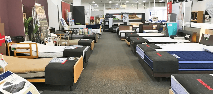 フランスベッド東京工場ショールーム