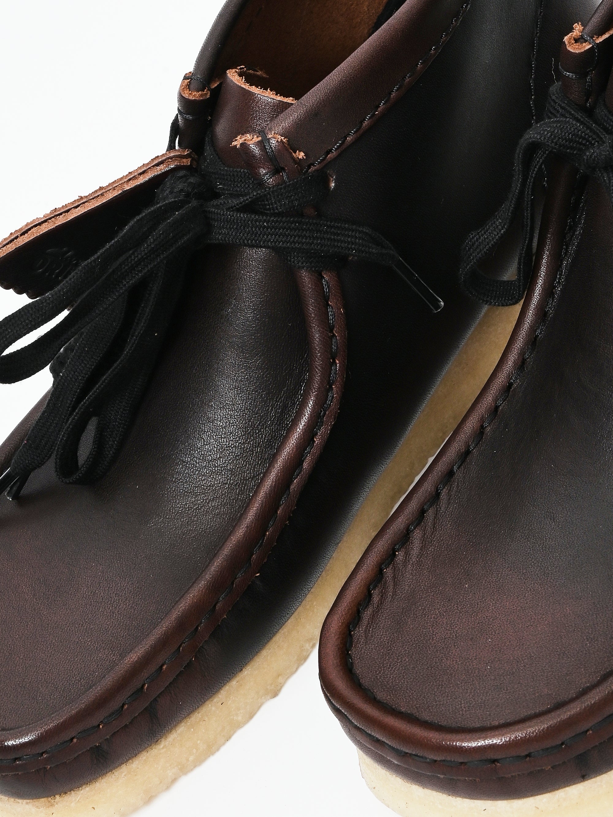 Clarks - Dark Tan Combi Wallabee Boot – Frances May