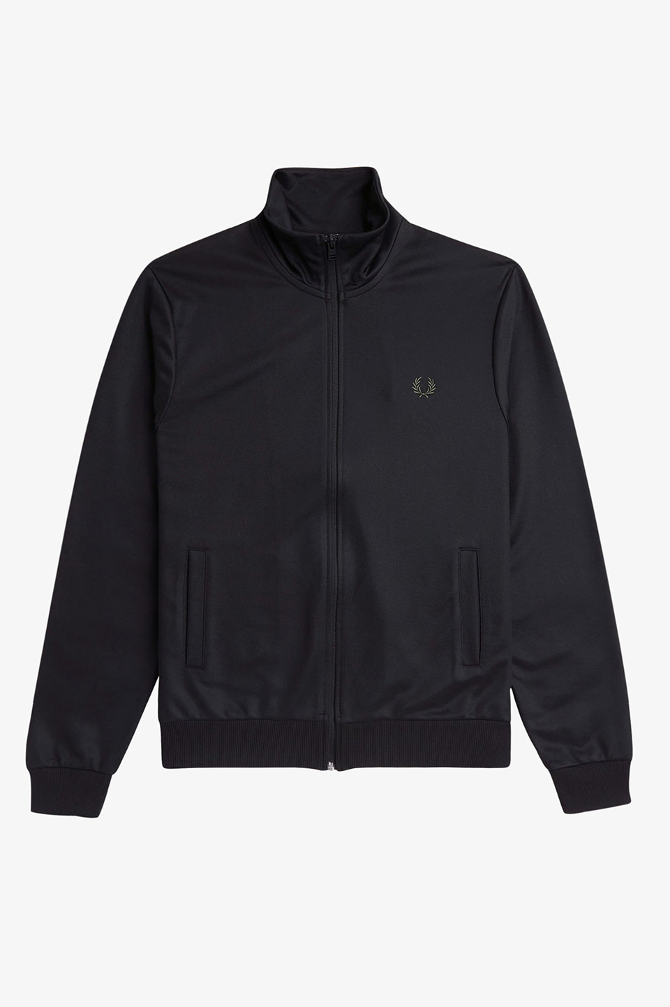 Track Jacket(S W90：BLACK / LAUREL WREATH GREEN): | FRED PERRY