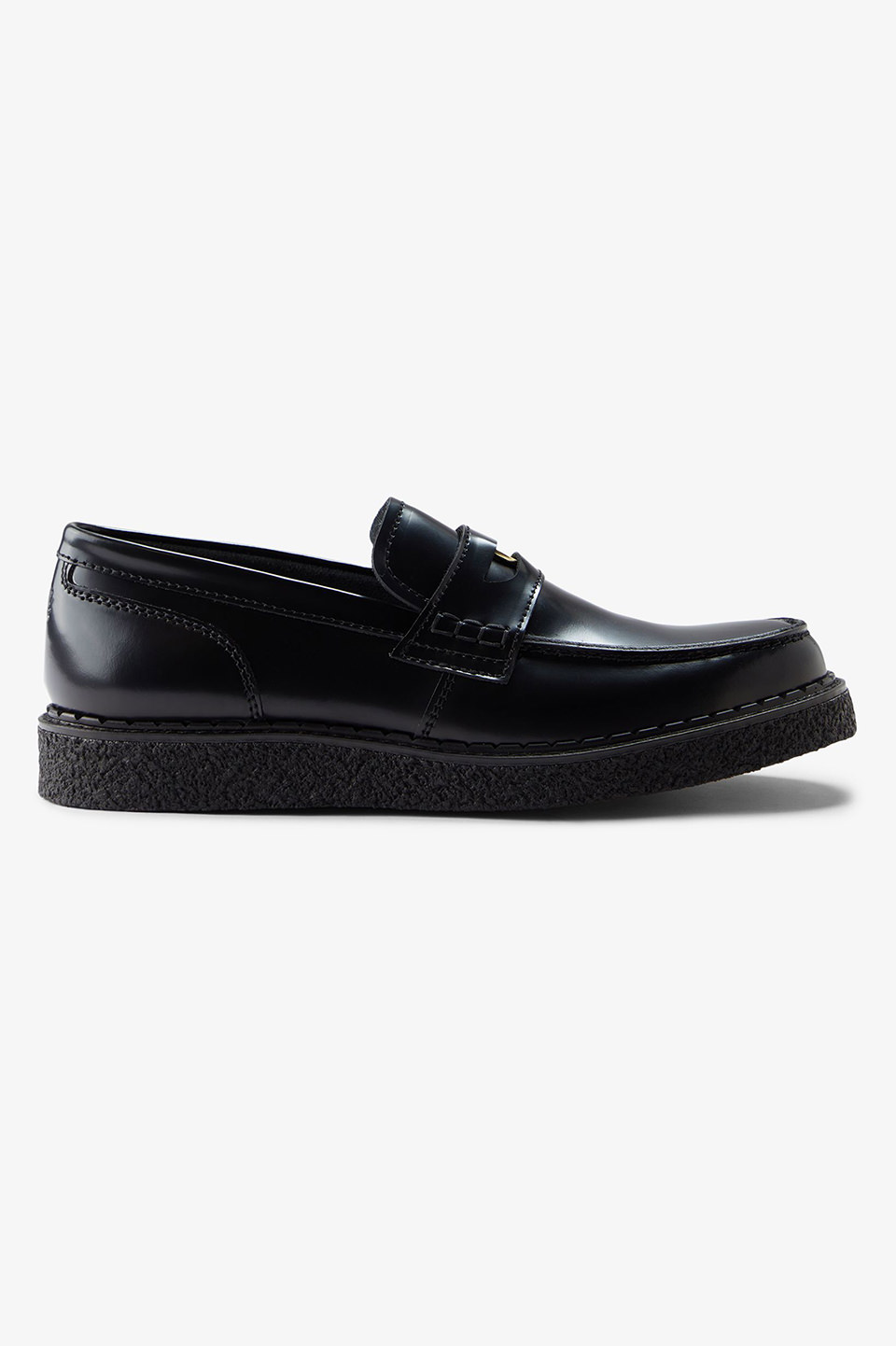 George Cox X Fred Perry Penny Loafer Leather(230 102：BLACK