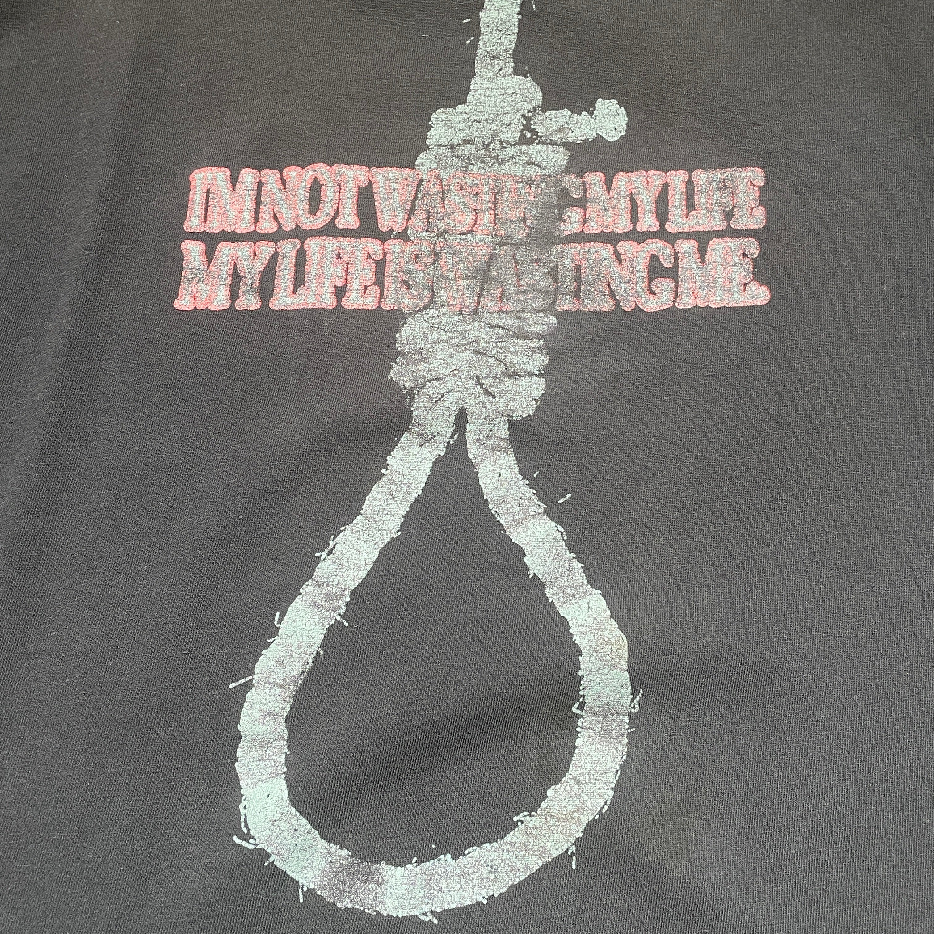 Vintage Neglect Hate Core Wasting My Life Band T-Shirt - FRESH