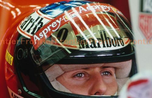 Frontier / 1996年～2000年 M.シューマッハ 実使用ヘルメット(直筆