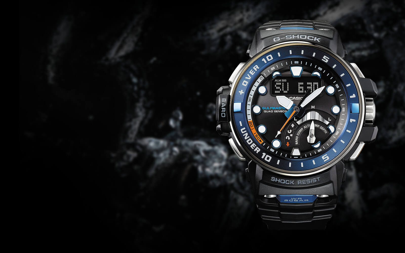 Casio G-Shock Gulfmaster GWN-Q1000 with Quad Sensor - G-Central G