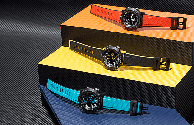 G-Shock GA-2000: Sleek Analog-Digital with Carbon Core Guard - G