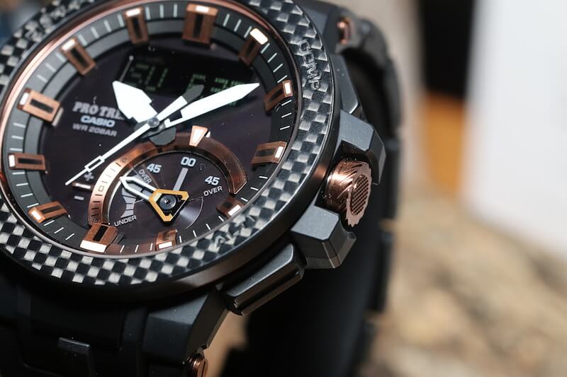 Limited Pro Trek PRW-7000X-1 with Carbon Fiber Bezel - G-Central G