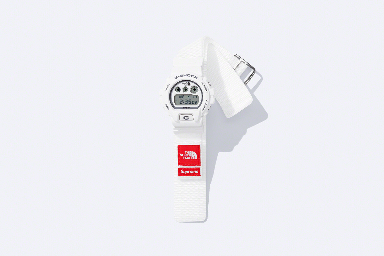 The Supreme x The North Face x G-Shock DW-6900 collaboration is