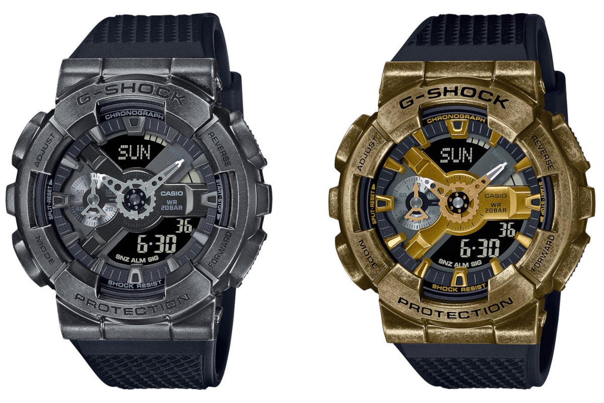 G-Shock GM-110 series gets vintage-style aged ion plated treatment