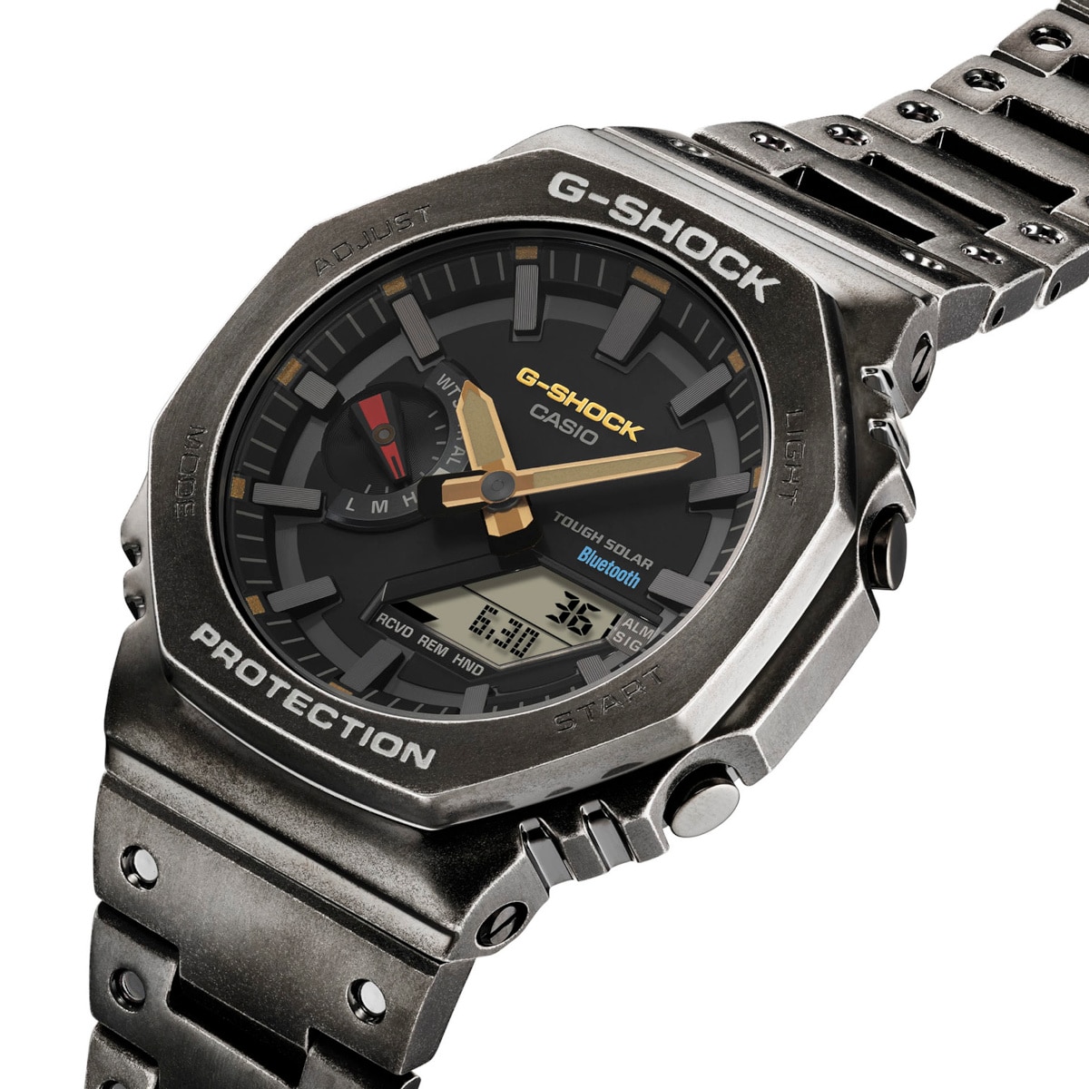 Full metal G-Shock GM-B2100VF-1A is a Porter collaboration with