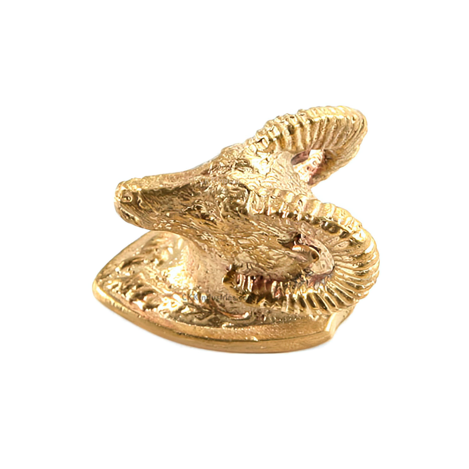 Pommel - Ram Head - Bronze | KnifeKits.com