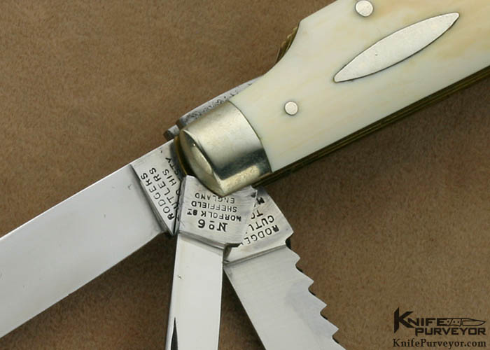 Joseph Rodgers Sheffield Exhibition Knife 6 Blade Plus Tooth Pick