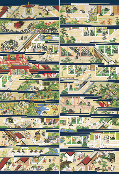 掛け軸 親鸞聖人御絵伝 尺五・あんどん