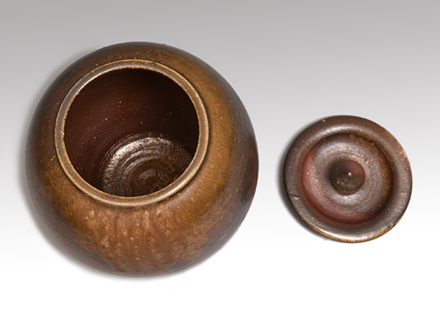 人間国宝 山本陶秀（造）備前芋頭水指 共蓋 共箱 | 古美術ささき