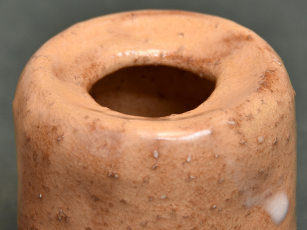 十三代 田原陶兵衛（造）萩焼つくね蓋置 共箱 | 古美術ささき