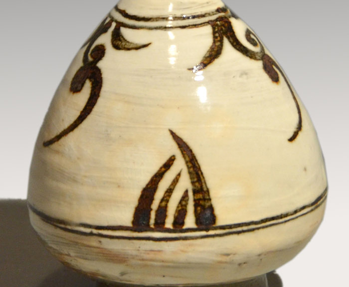 絵刷毛目 酒次 徳利 大野鈍阿(作) 共箱 | 古美術ささき