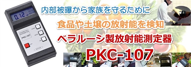 おすすめ】放射線測定器(家庭で食品測定)