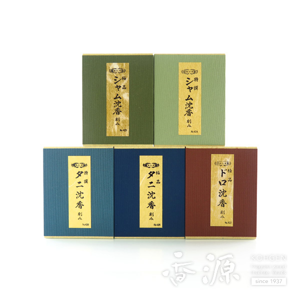 玉初堂 特撰タニ沈香 刻み 化粧箱入 15gの通販 - お香専門店香源