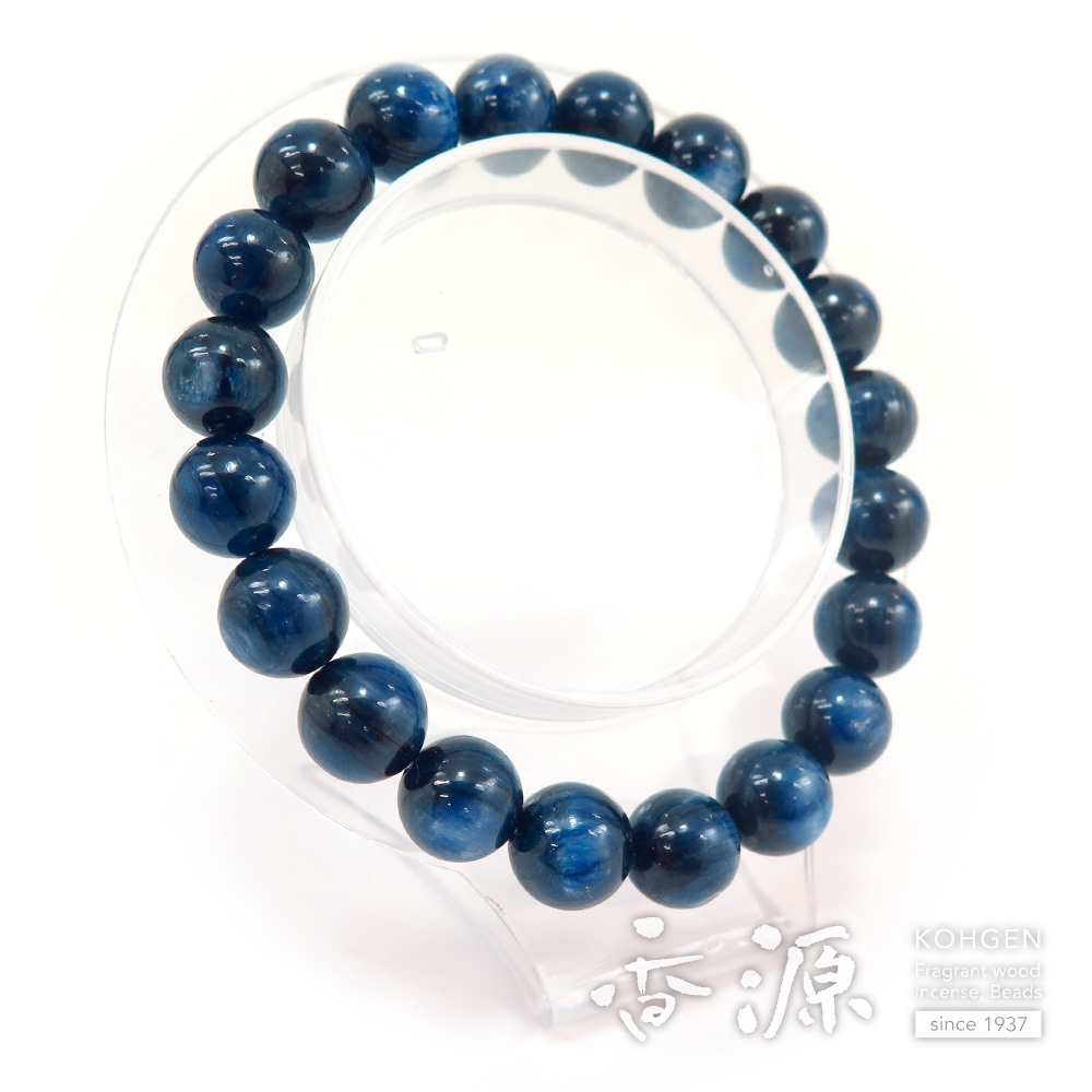 カイヤナイト 10mm玉 ブレスレット 腕輪念珠 ストレート 限定品品の