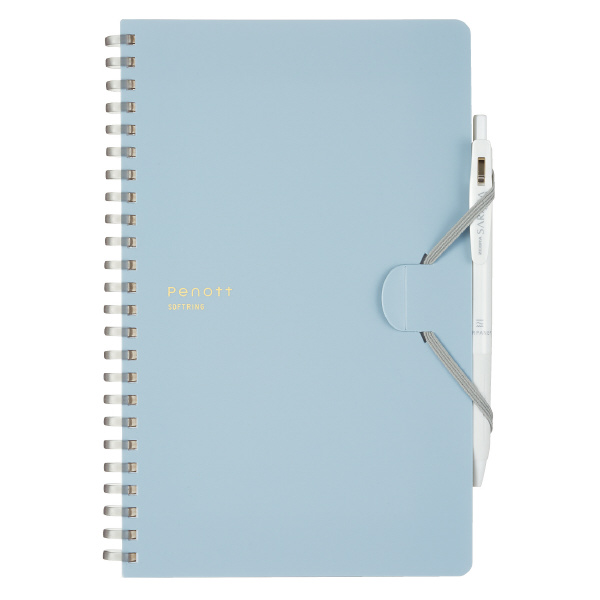 ソフトリングノートぺノット5㎜方眼A5変形70枚青 | コクヨ公式