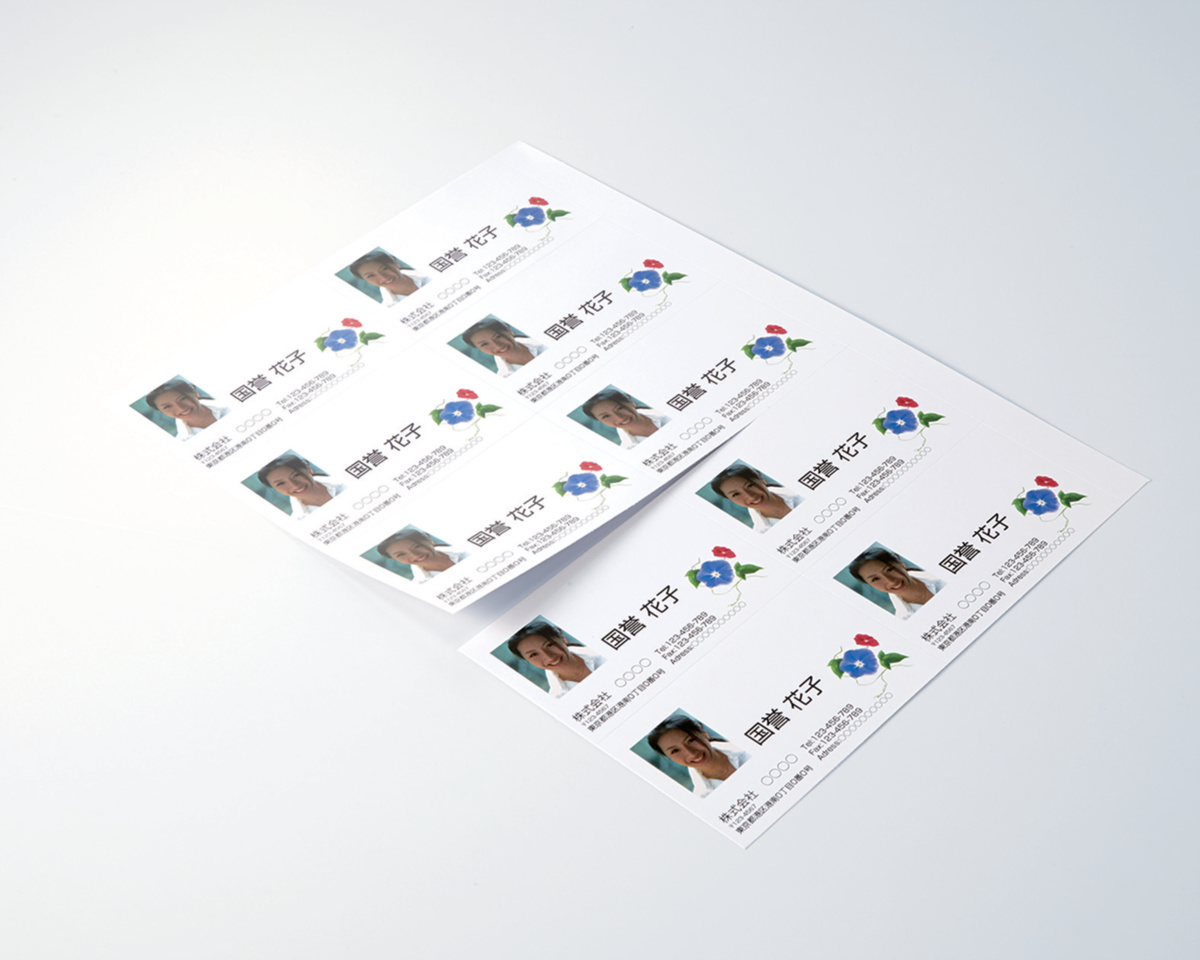 カラーLBP&PPC用名刺カード光沢紙 A4 10面付 10枚｜文具｜コクヨ