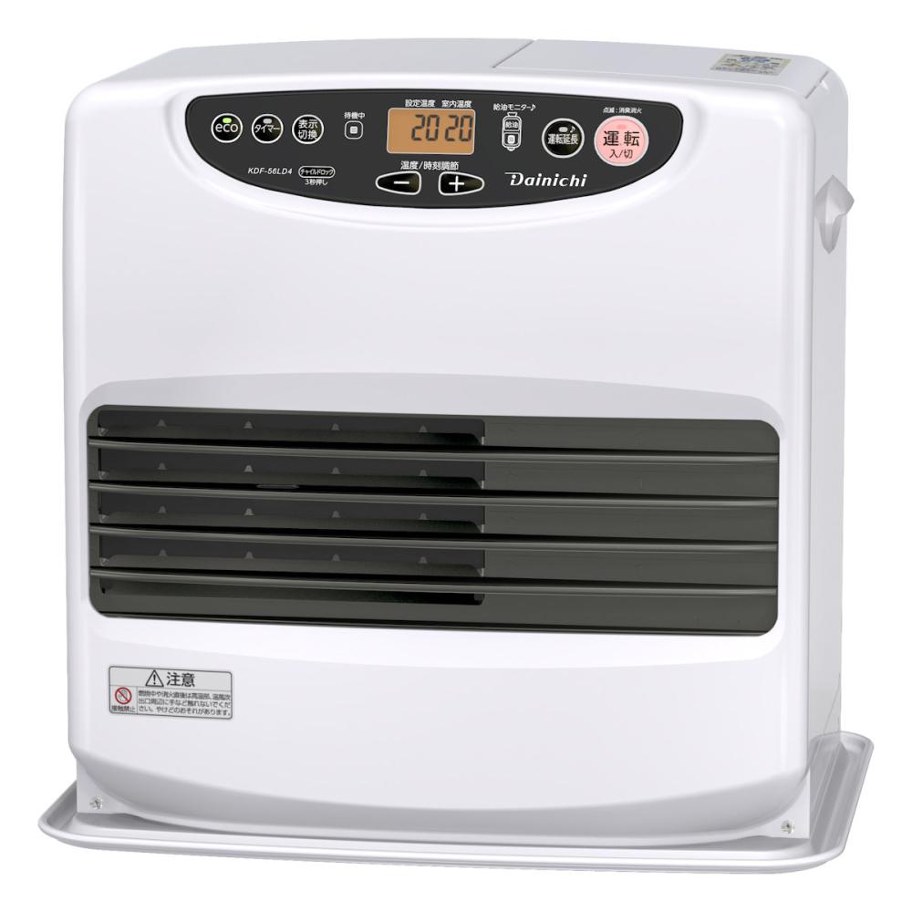 コロナ 石油ファンヒーター 木造15畳 パールホワイト KCF