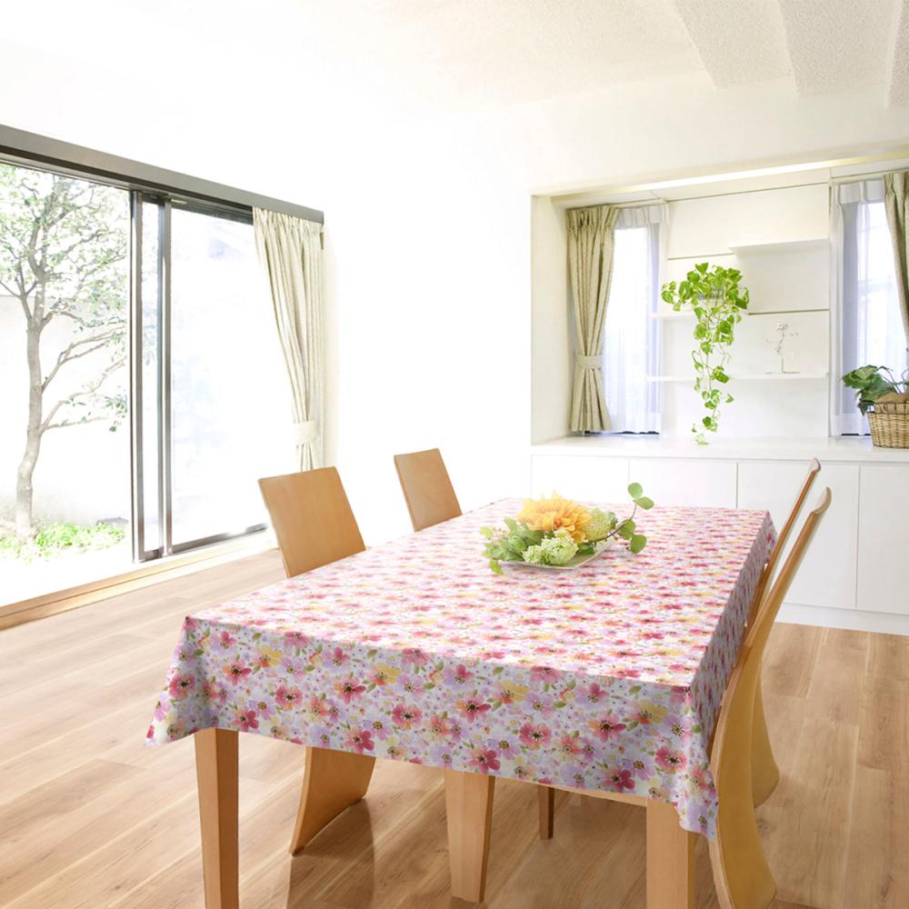 明和グラビア 抗ウイルス・抗菌テーブルクロス SLV－202PI の