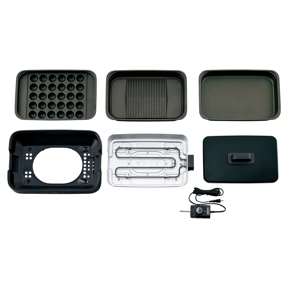 象印 ホットプレート プレート3枚付 ブラック EA－KJ30－BA