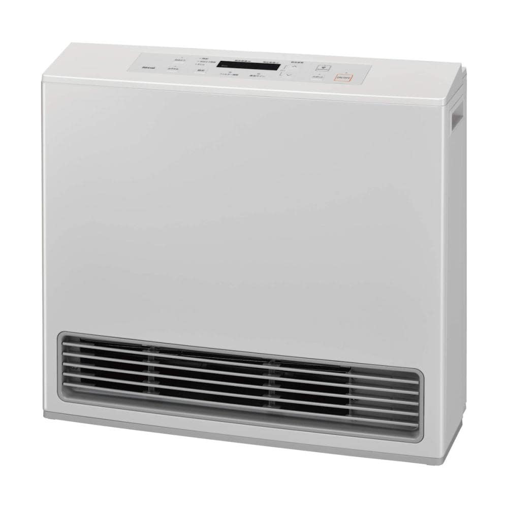 リンナイ ガスファンヒーター 木造15畳用 ホワイト 都市ガス用 RC