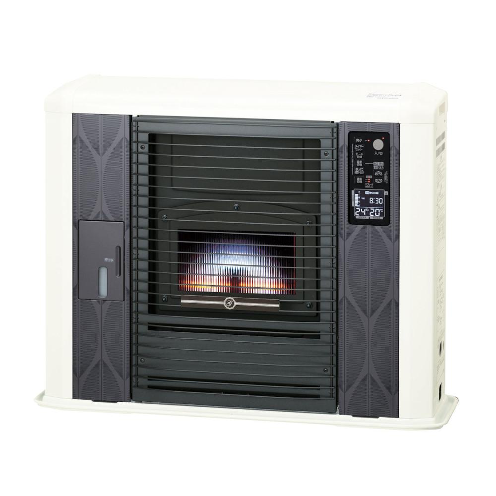 サンポット FF式床暖ストーブ カベック 木造17畳 ホワイト UFH