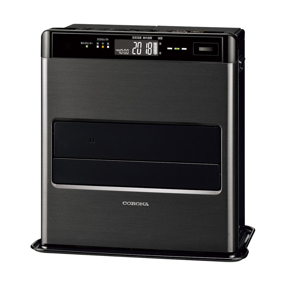 コロナ 石油ファンヒーター 木造10畳 グランブラック FH