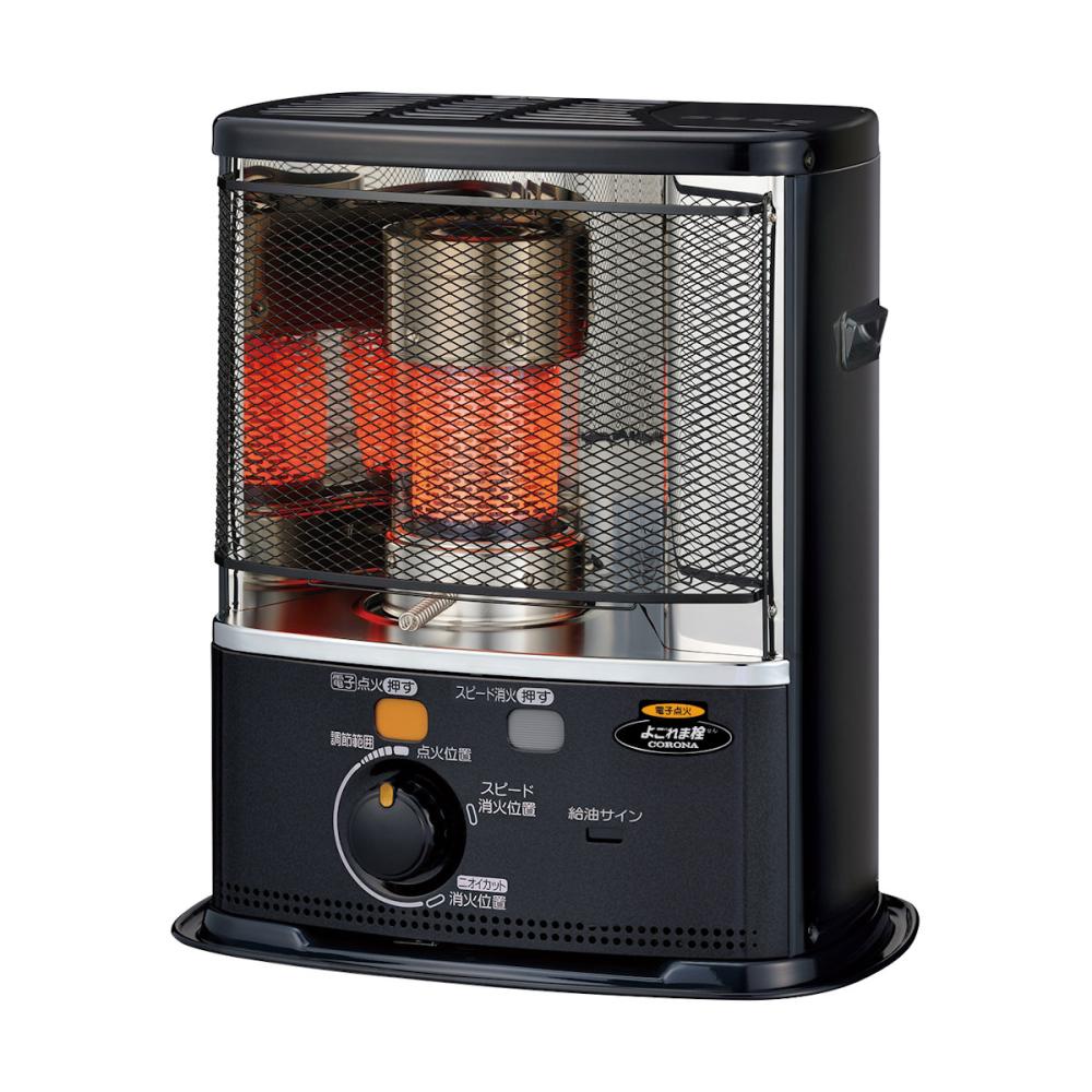 トヨトミ 石油ストーブ 木造10畳 ブラック HRC－W3624（B