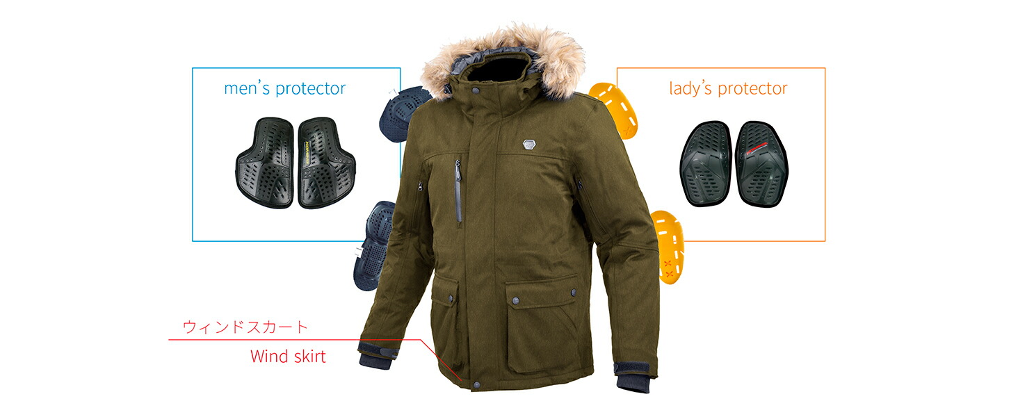 コミネ公式】JK-615 プロテクトウォータープルーフウインターコート