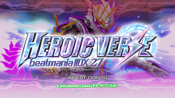 beatmania IIDX 27 HEROIC VERSE | KONAMI コナミアーケードゲーム製品