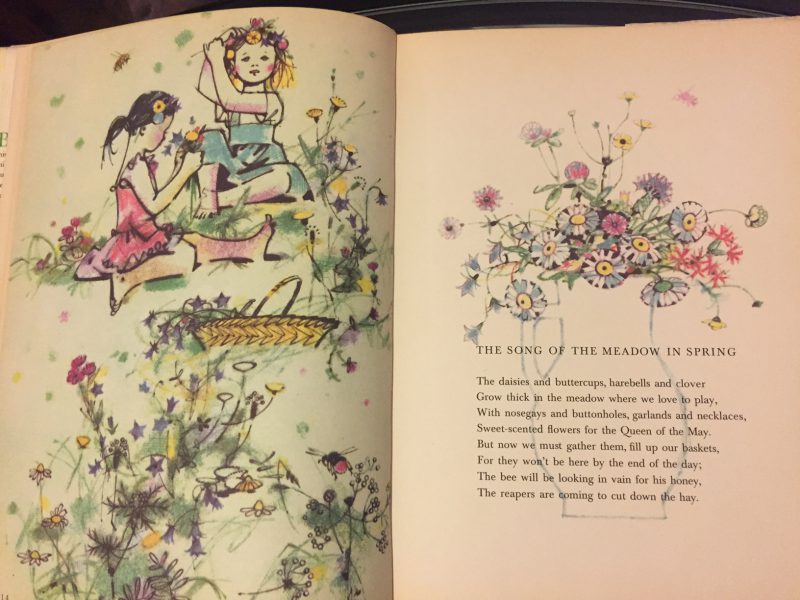 アドルフ・ザーブランスキーのビンテージ絵本 ｜ A Posy of Little