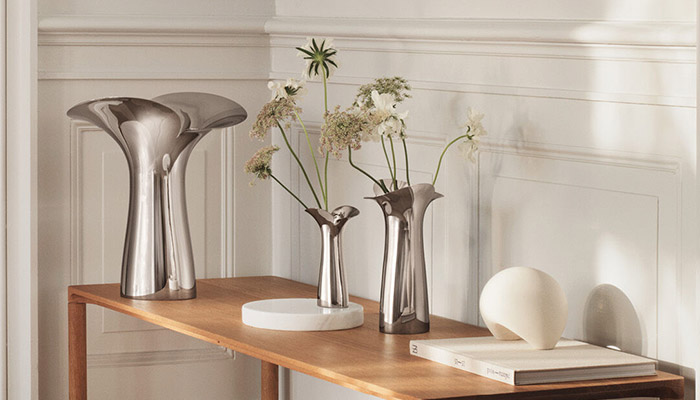 ☆希少☆ 美品 ジョージジェンセン 100C ブローチ フラワー