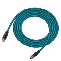 Ethernet cable, M12 X-coded 8-pin to RJ-45, NFPA79 compliant, 20m