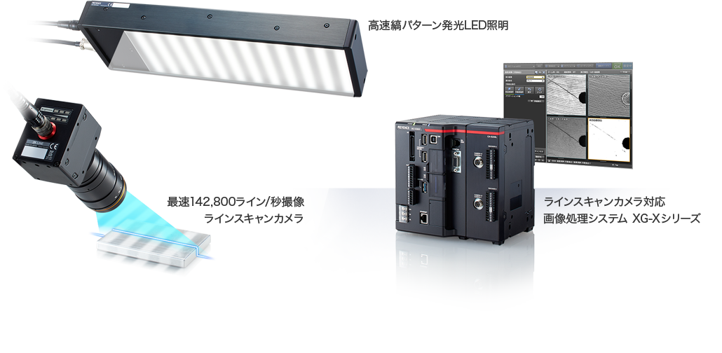 微細な傷・凹み・汚れも自動検査できる画像処理システム XG-Xシリーズ