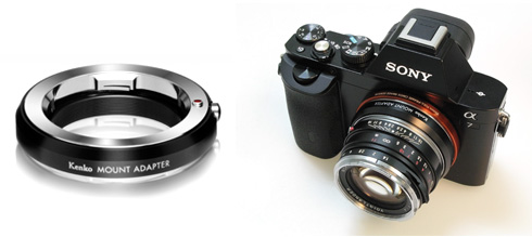 α7 ILCE-7 ボディ マウントアダプターのおまけ α7 SONY ILCE-7 ライカM