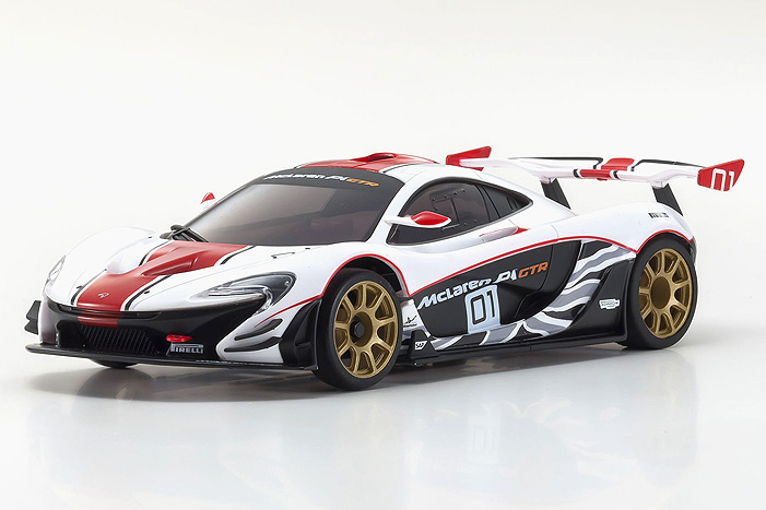 Kyosho Mini-Z ASC MR-03W-MM McLaren P1 GTR White/Red Body Se