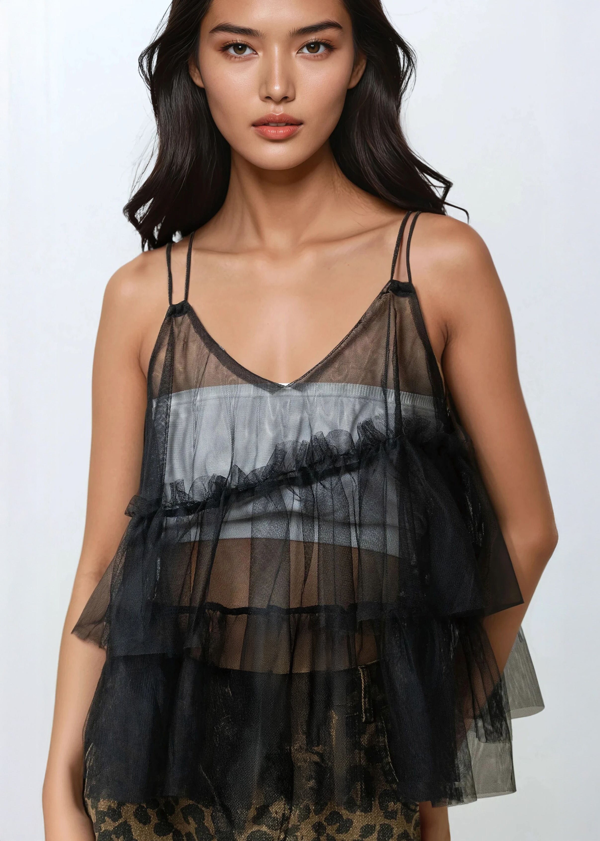 Layered Tulle Tank Top - Kate Hewko