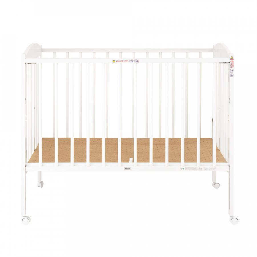 日本製 折りたたみベビーベッド ハイタイプ （ホワイト）」について