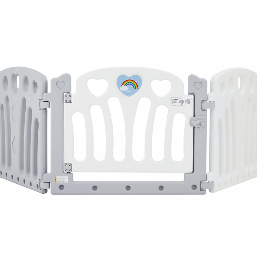 ベビーサークル 2ドア コロコロランドⅡ（ホワイト&グレー）」について