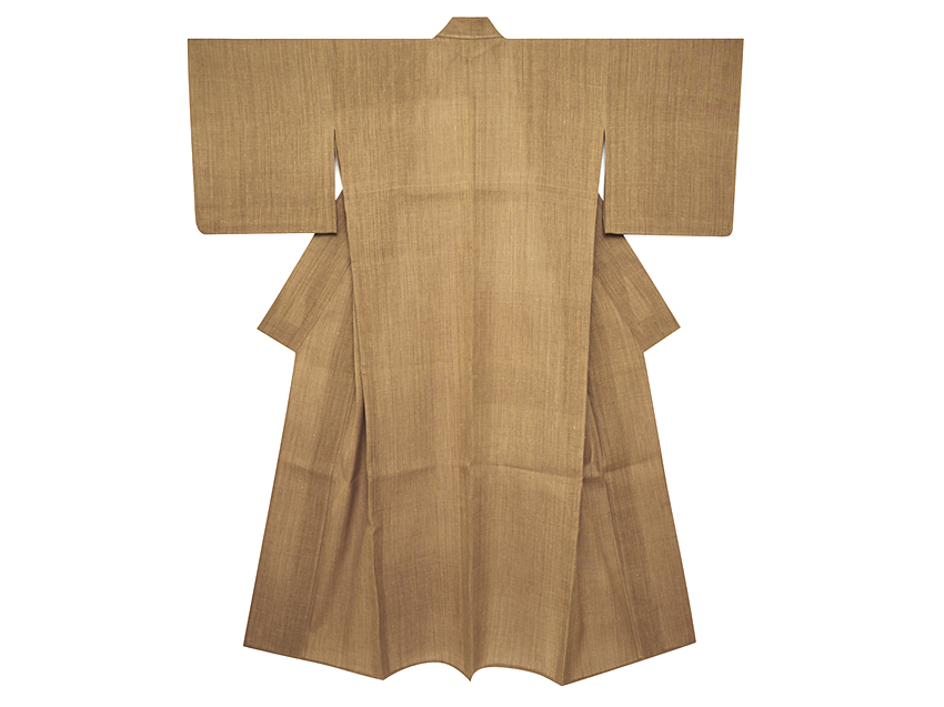 柿渋染生紬単衣着物(B68240sR) 着物紹介