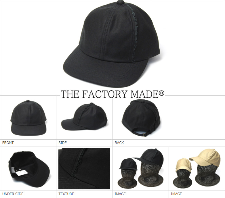 THE FACTORY MADE(ザファクトリーメイド) コットンキャップ CUT OFF 6P