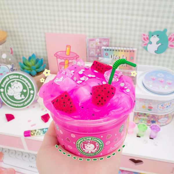 Mango Dragonfruit Jelly Cube Signature Dome™ Slime – KSC