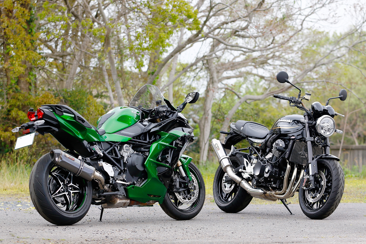 Ninja H2 SX&Z900RS用スリップオンマフラー by ノジマエンジニアリング