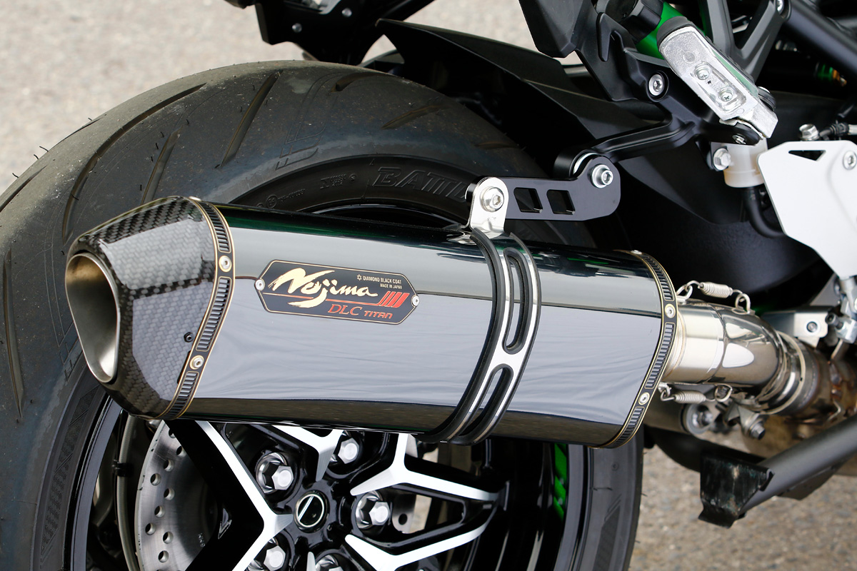 Ninja H2 SX&Z900RS用スリップオンマフラー by ノジマエンジニアリング