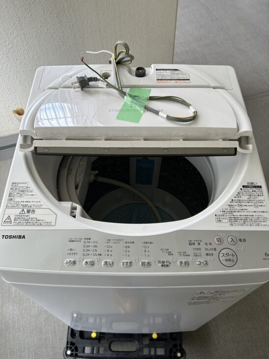 単身者様に人気！東芝 洗濯機 AW-6G6 2018年製を無料引取 江東区にて