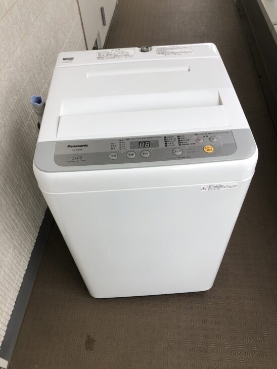 7年前の洗濯機でも【買取】熊谷市にて！パナソニック 5.0kg NA-F50B11