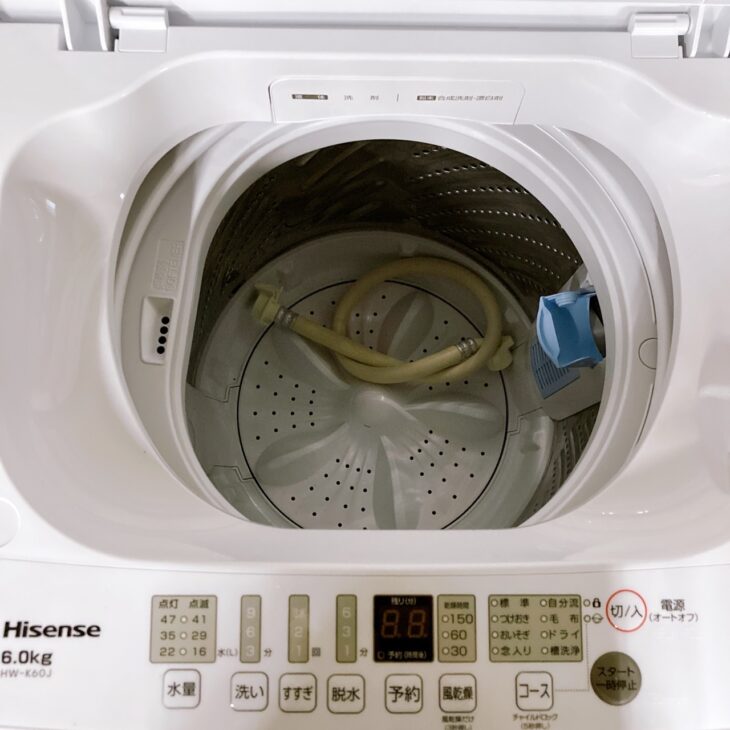大阪府堺市で ハイセンス 全自動洗濯機 HW-K60J を出張買取 2024年製