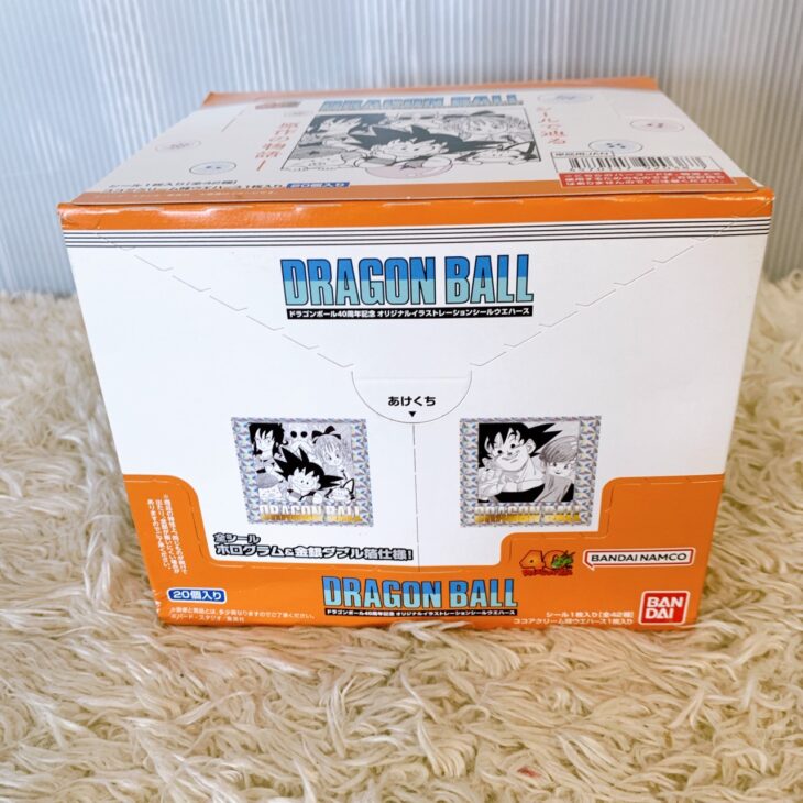 愛知県あま市でドラゴンボール40周年記念ウエハース未開封BOXを高価